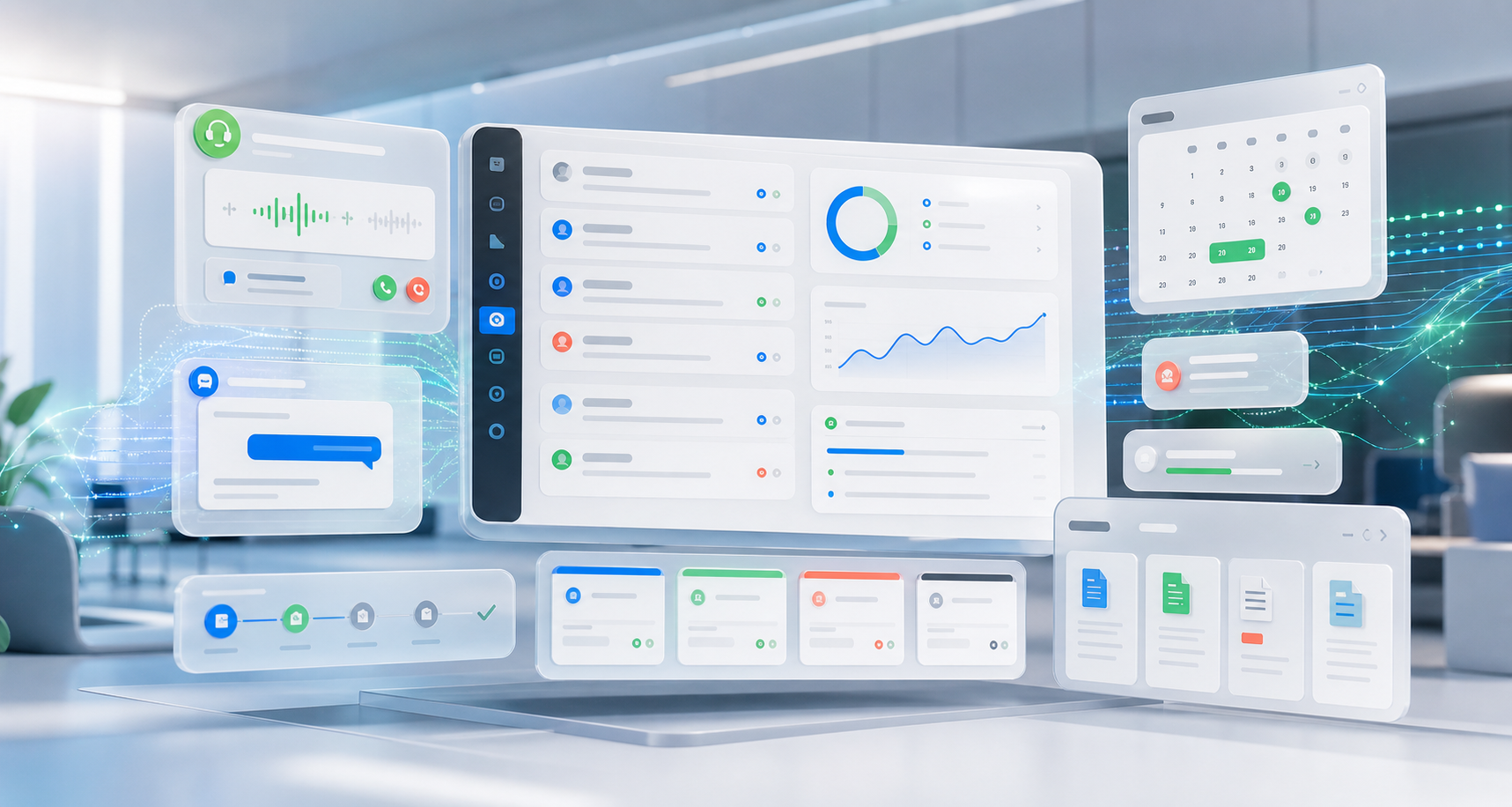 AI support workflow dashboard